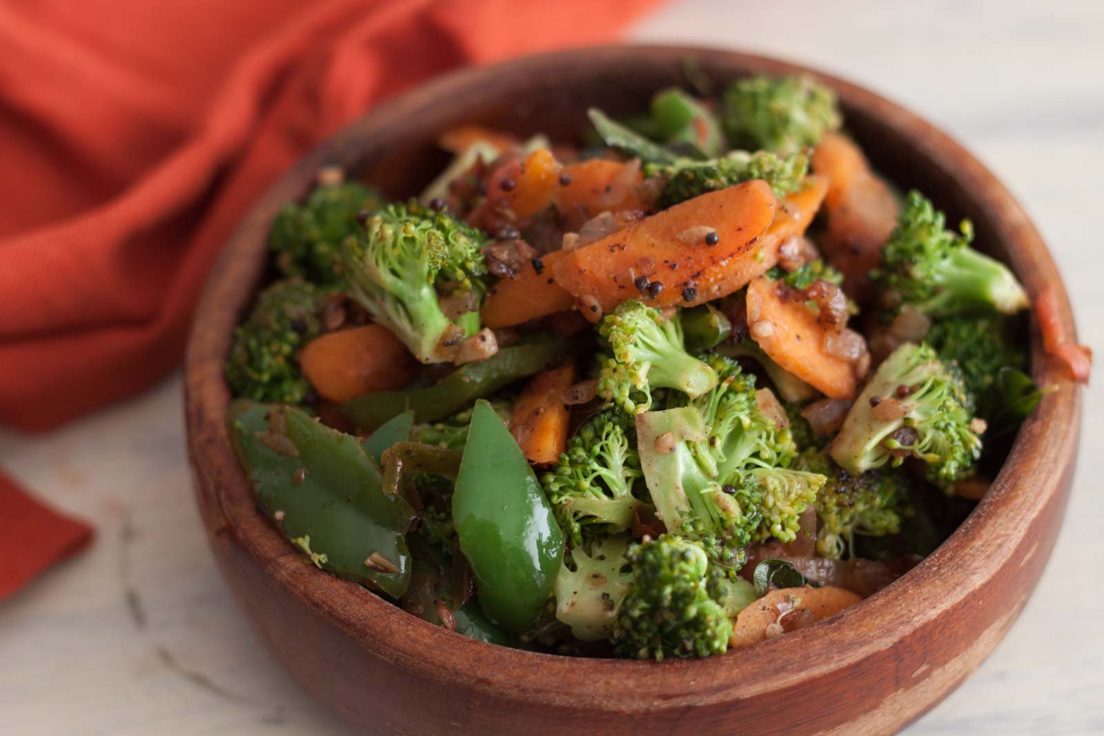Paneer capsicum sabzi with phulka