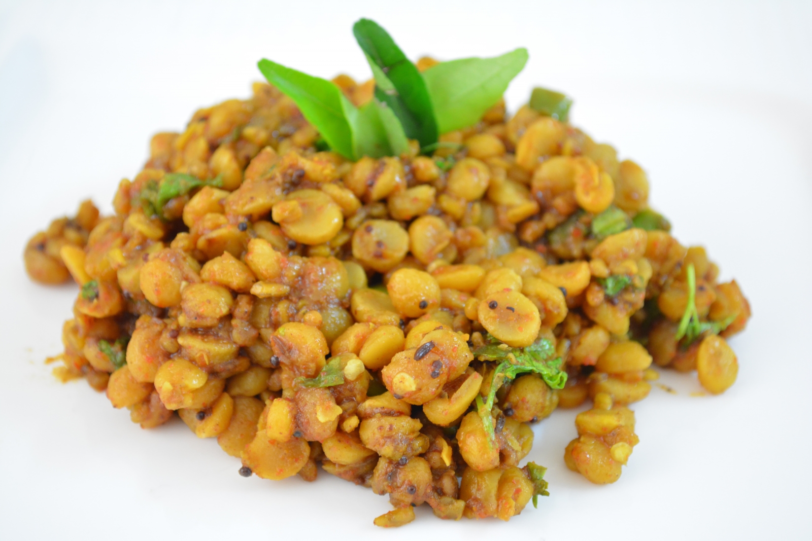 Chana dal with two phulka and lauki sabzi