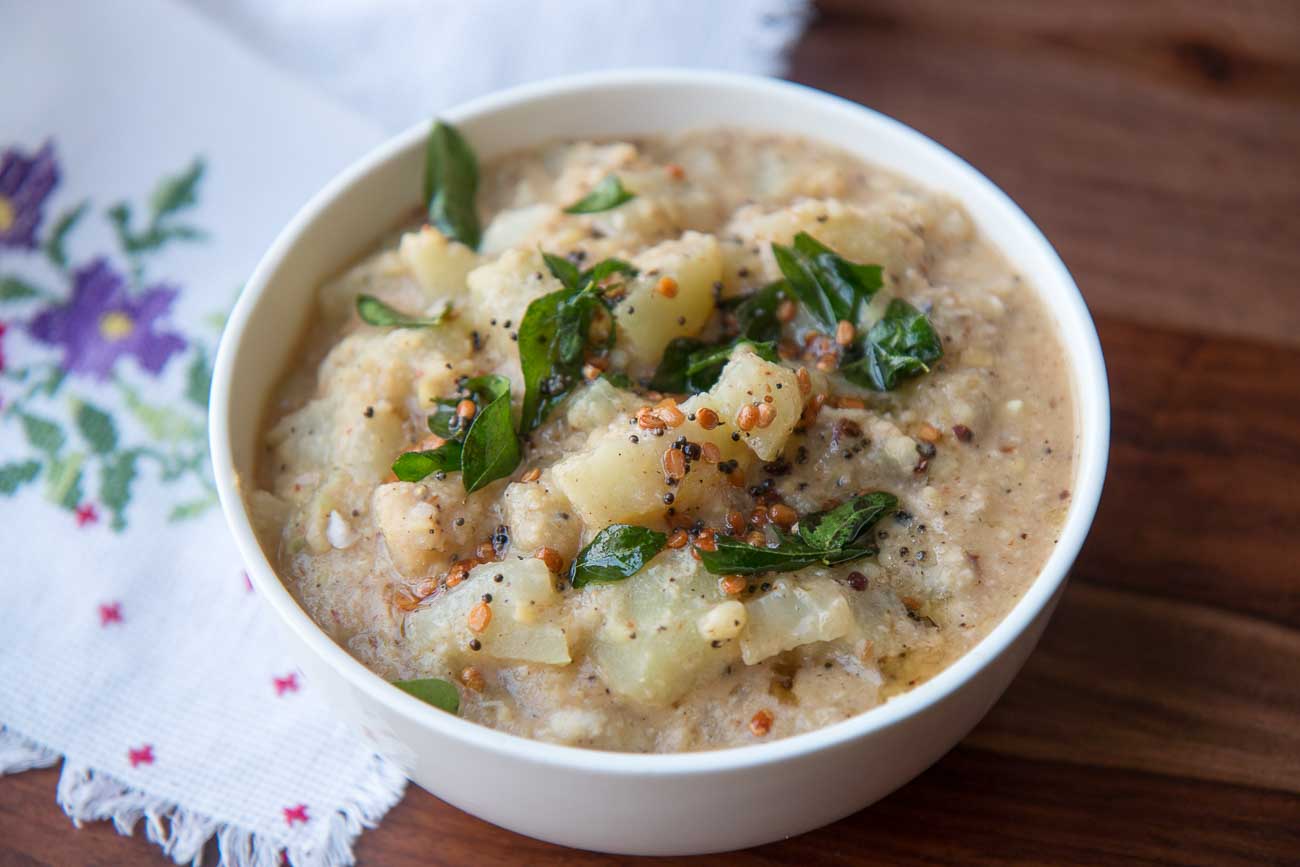 Chole with steamed rice