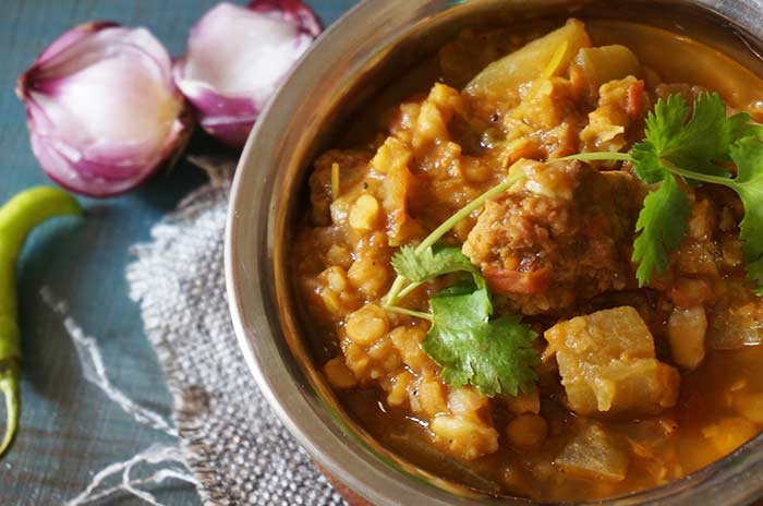 Dal with ghee rice