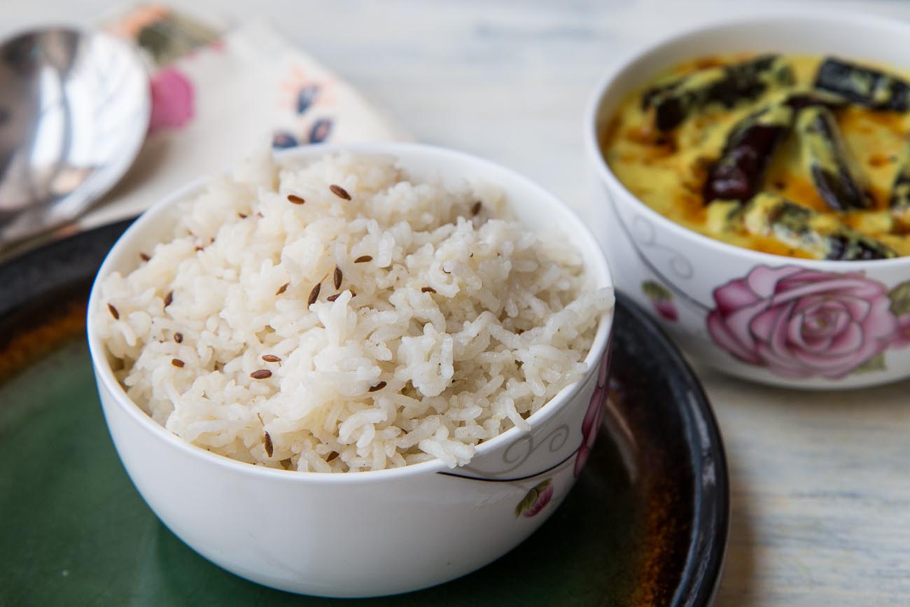 Chole with jeera rice