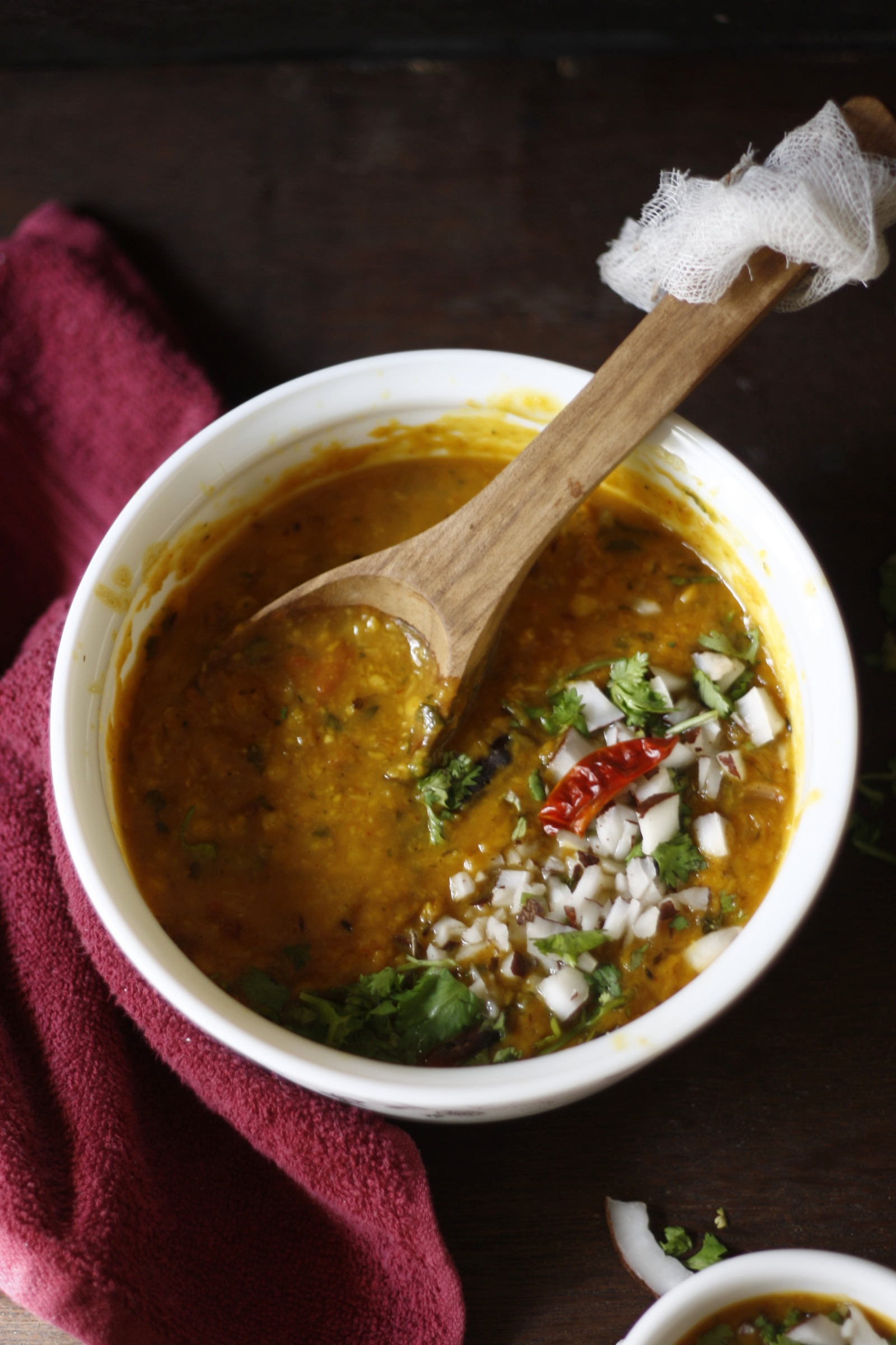 Veg cutlet with dal and rice