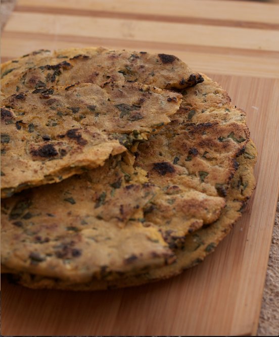 Sarson ka saag with makki roti
