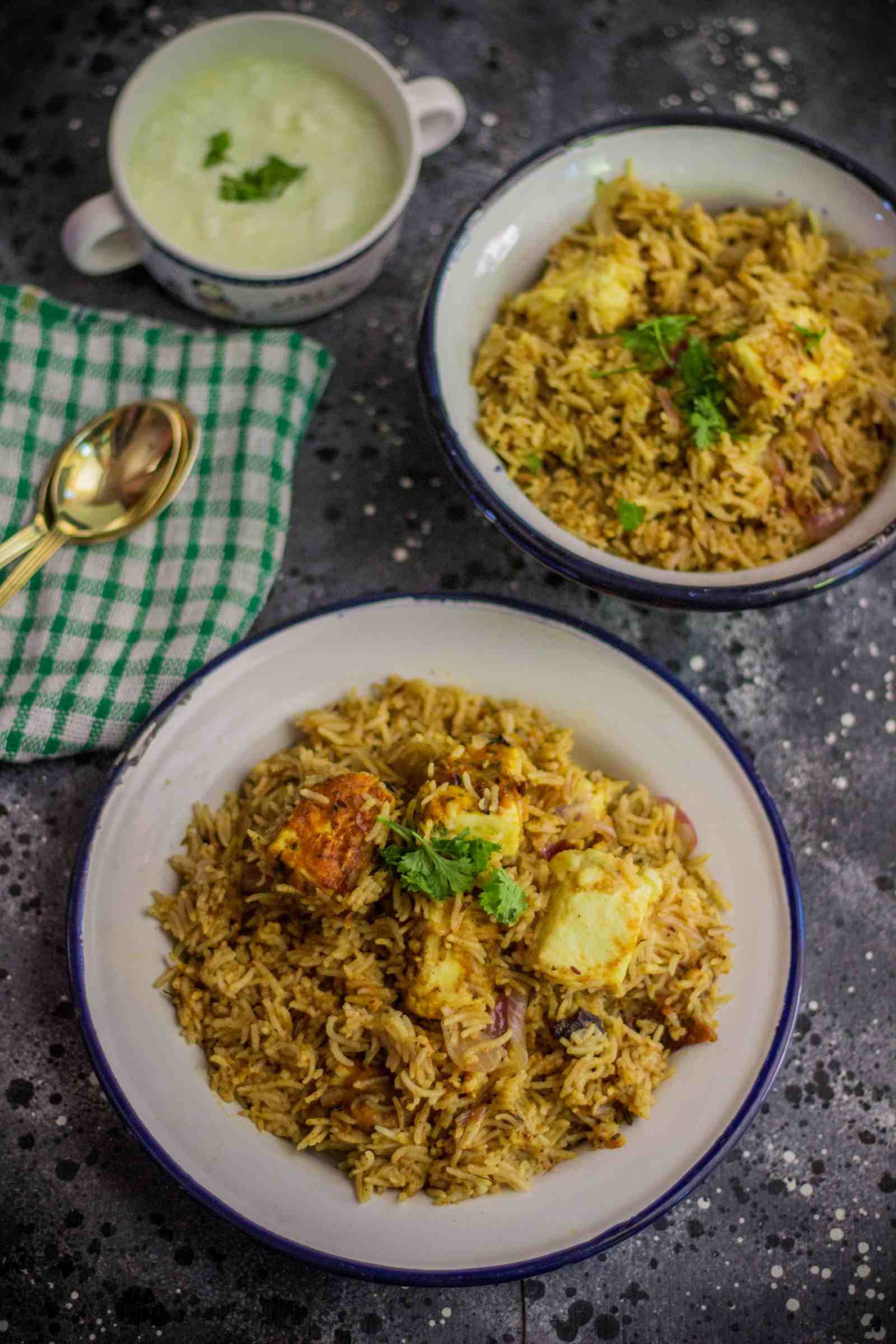 Paneer tikka with stir-fried vegetables