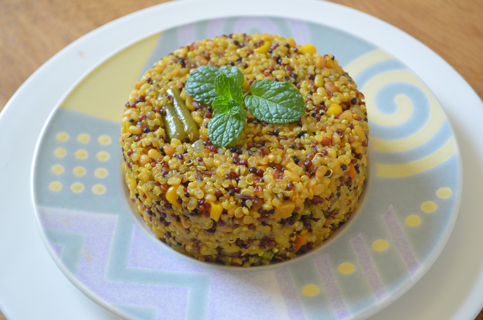 Mixed vegetable khichdi