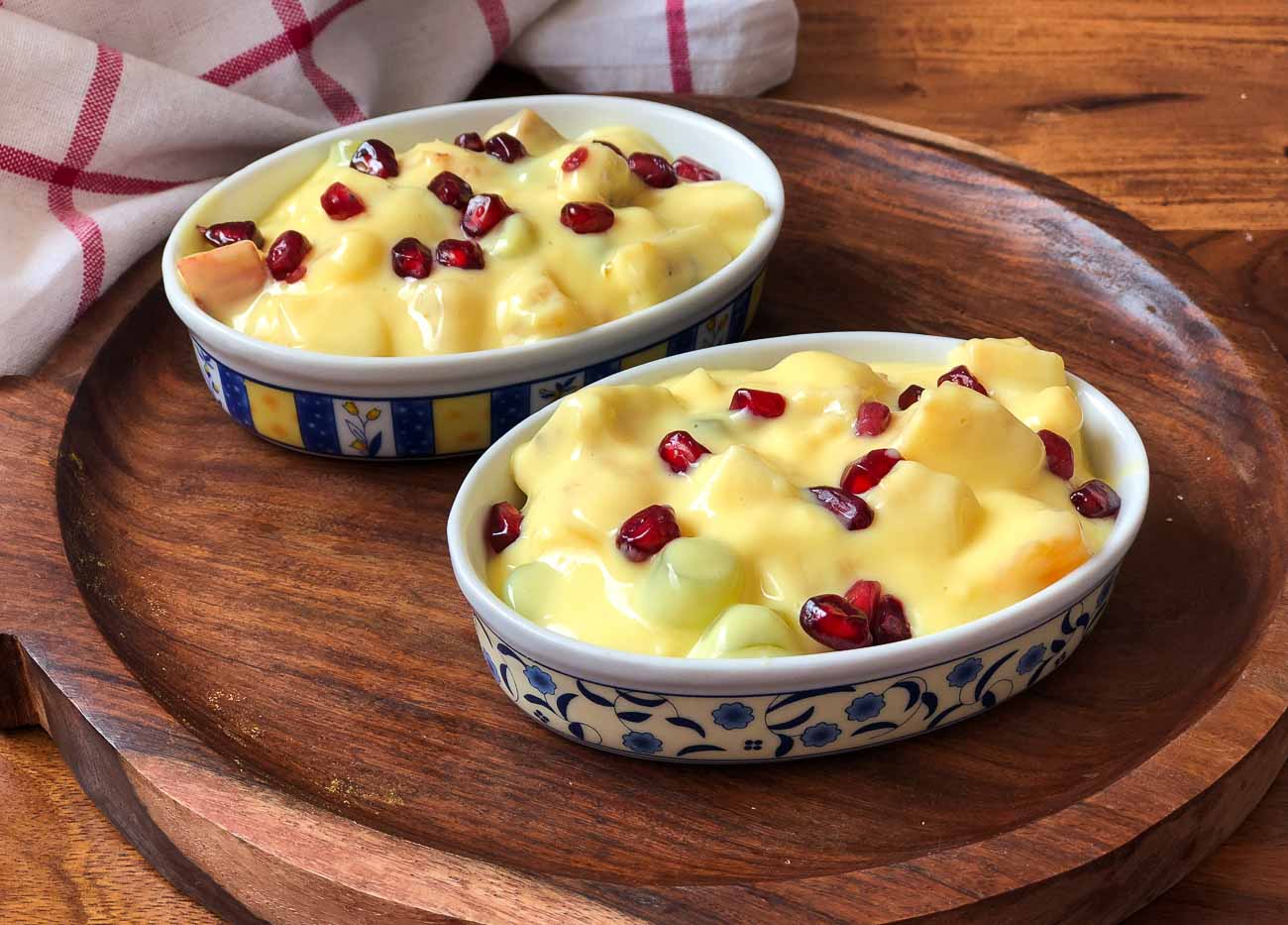 Fruit custard