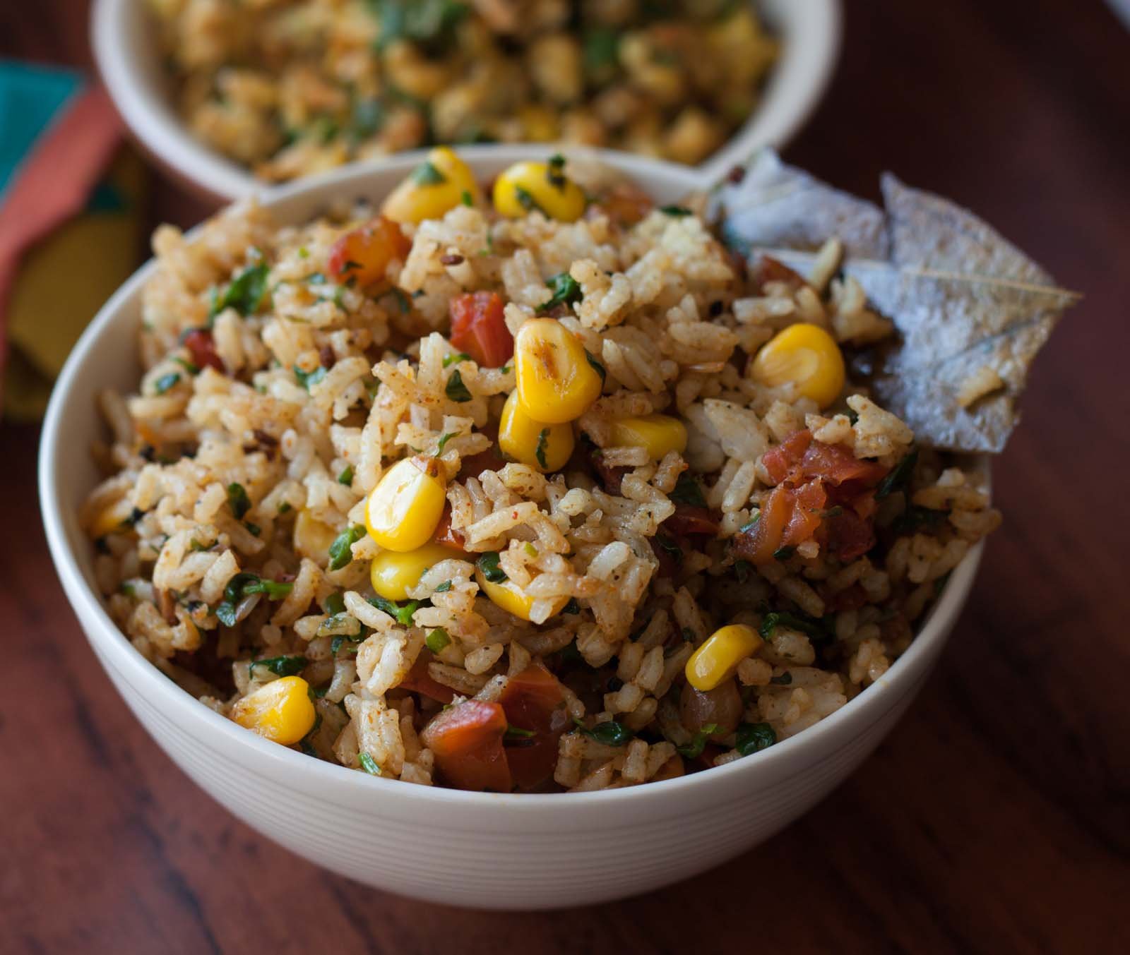Rice with doi maach