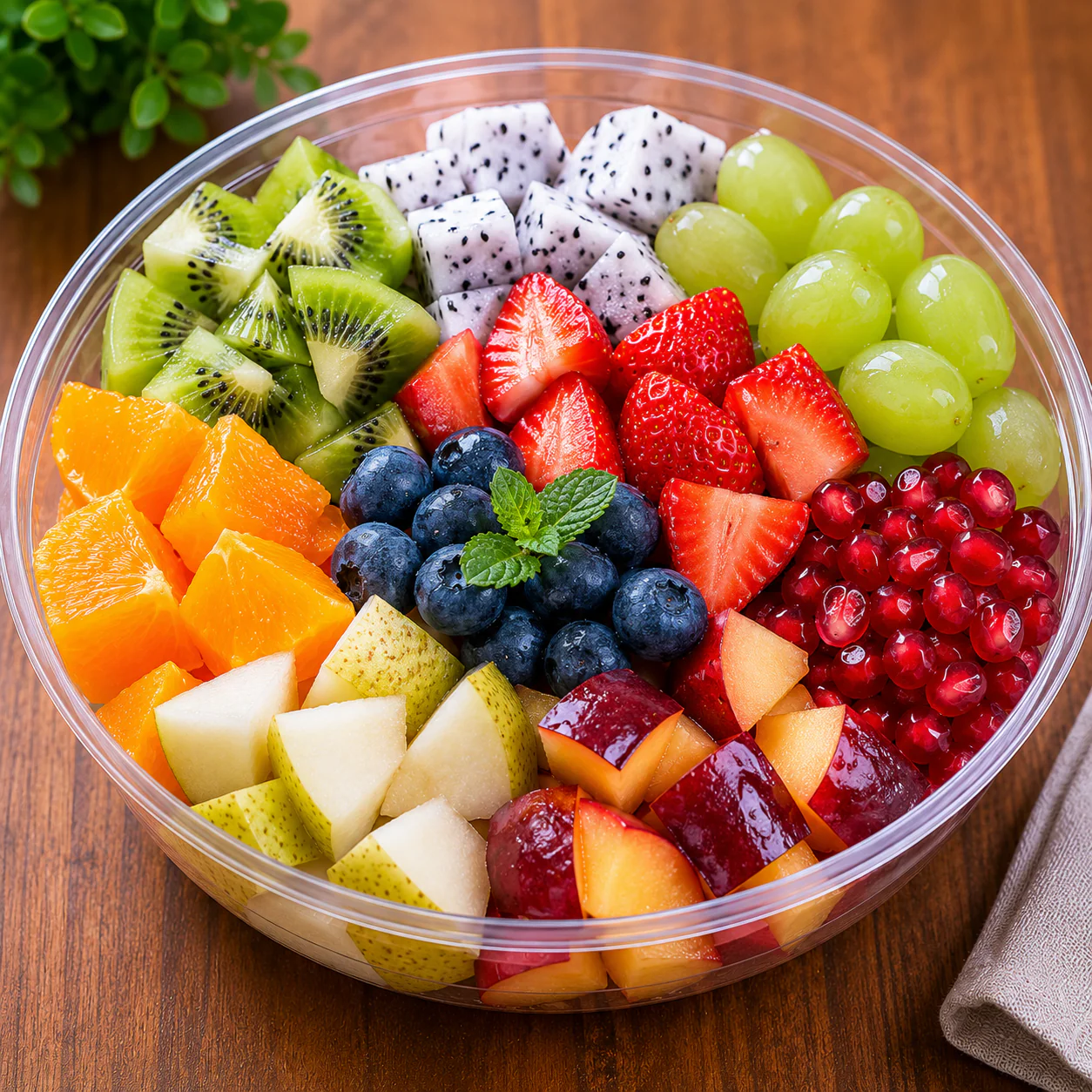 Seasonal fruit bowl