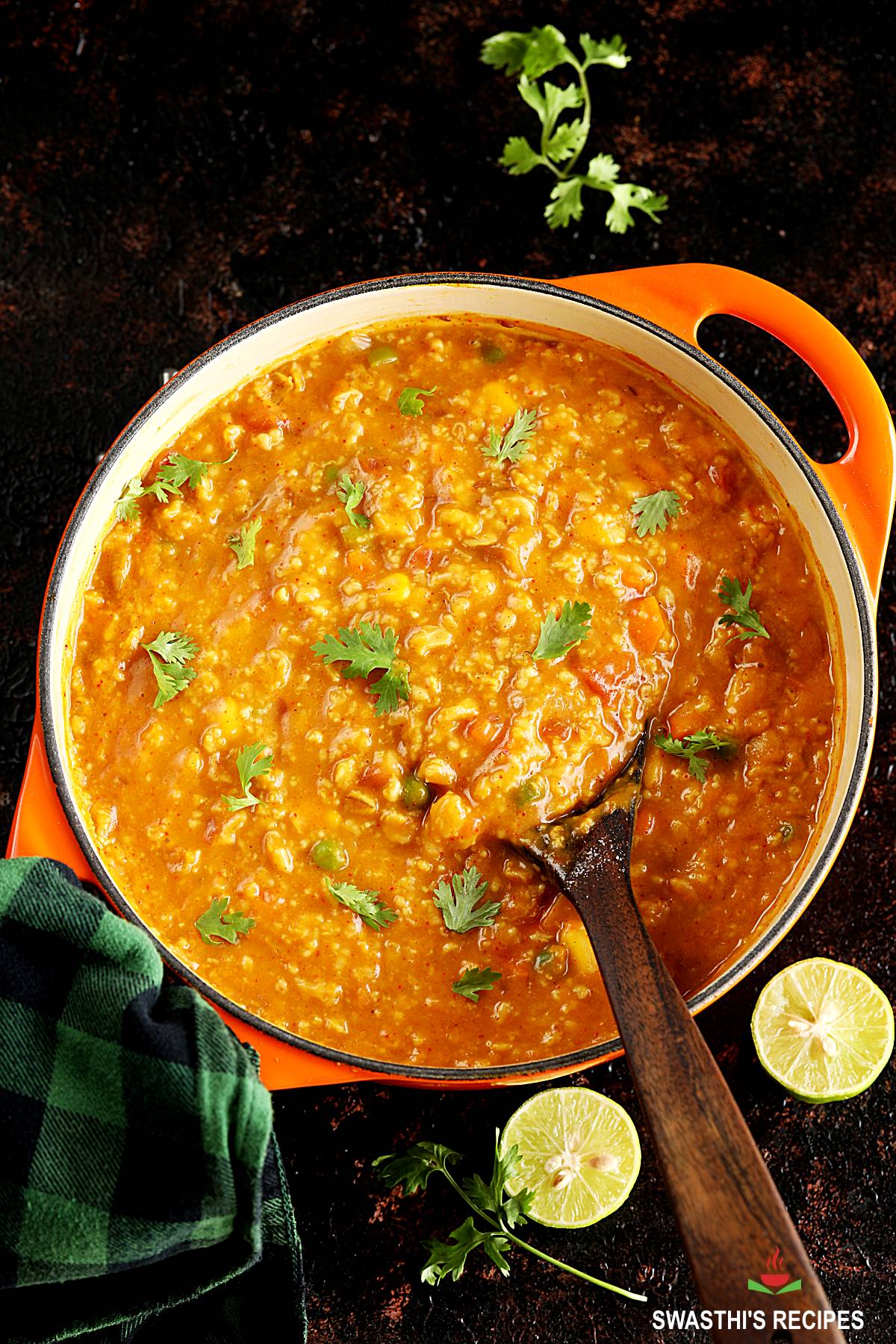 Masala oats with fruit