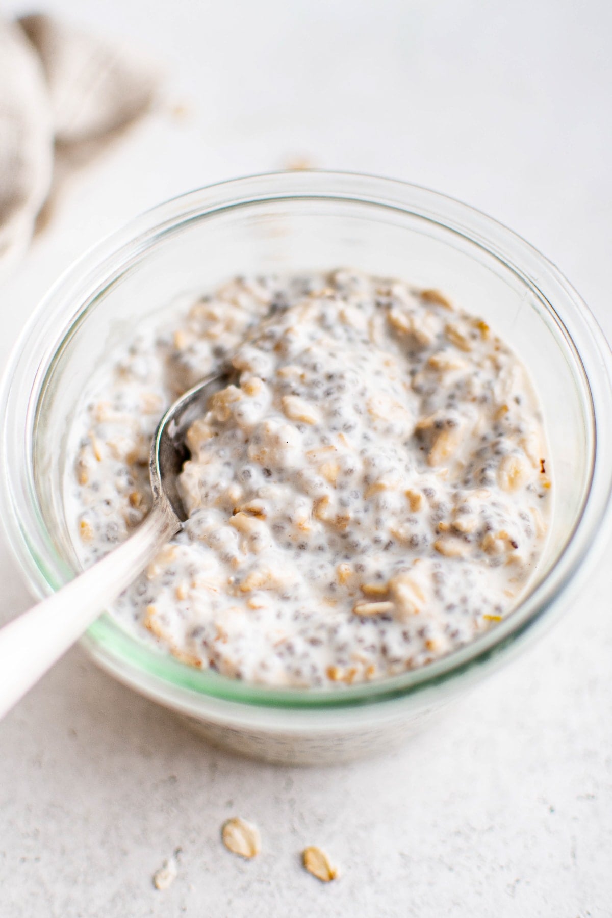 Overnight oats with banana